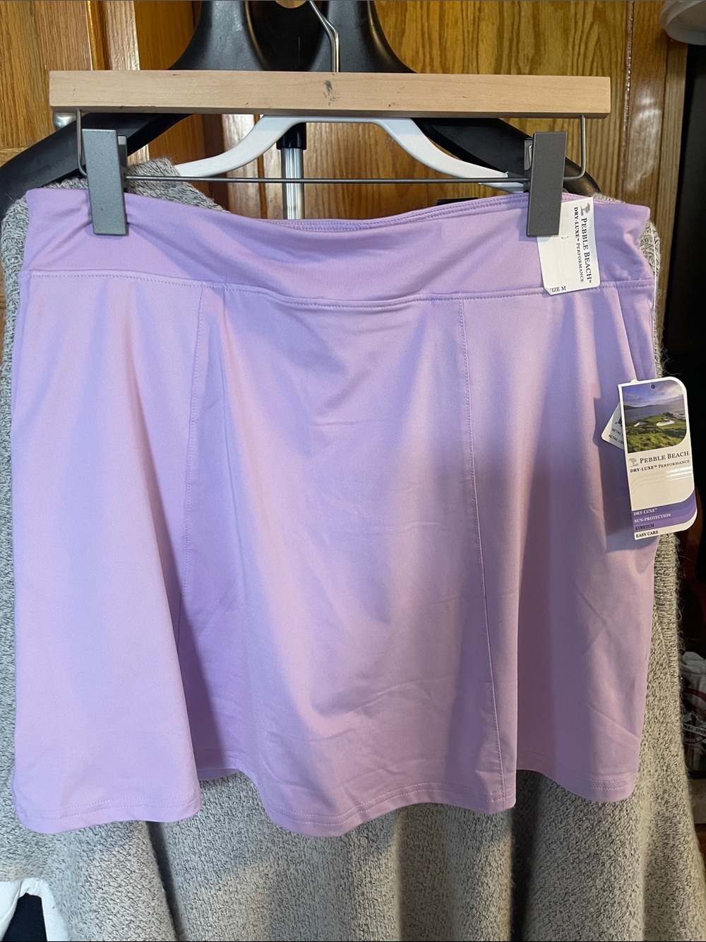 Pebble Beach Dry-Luxe Women's Purple Performance Skort Medium